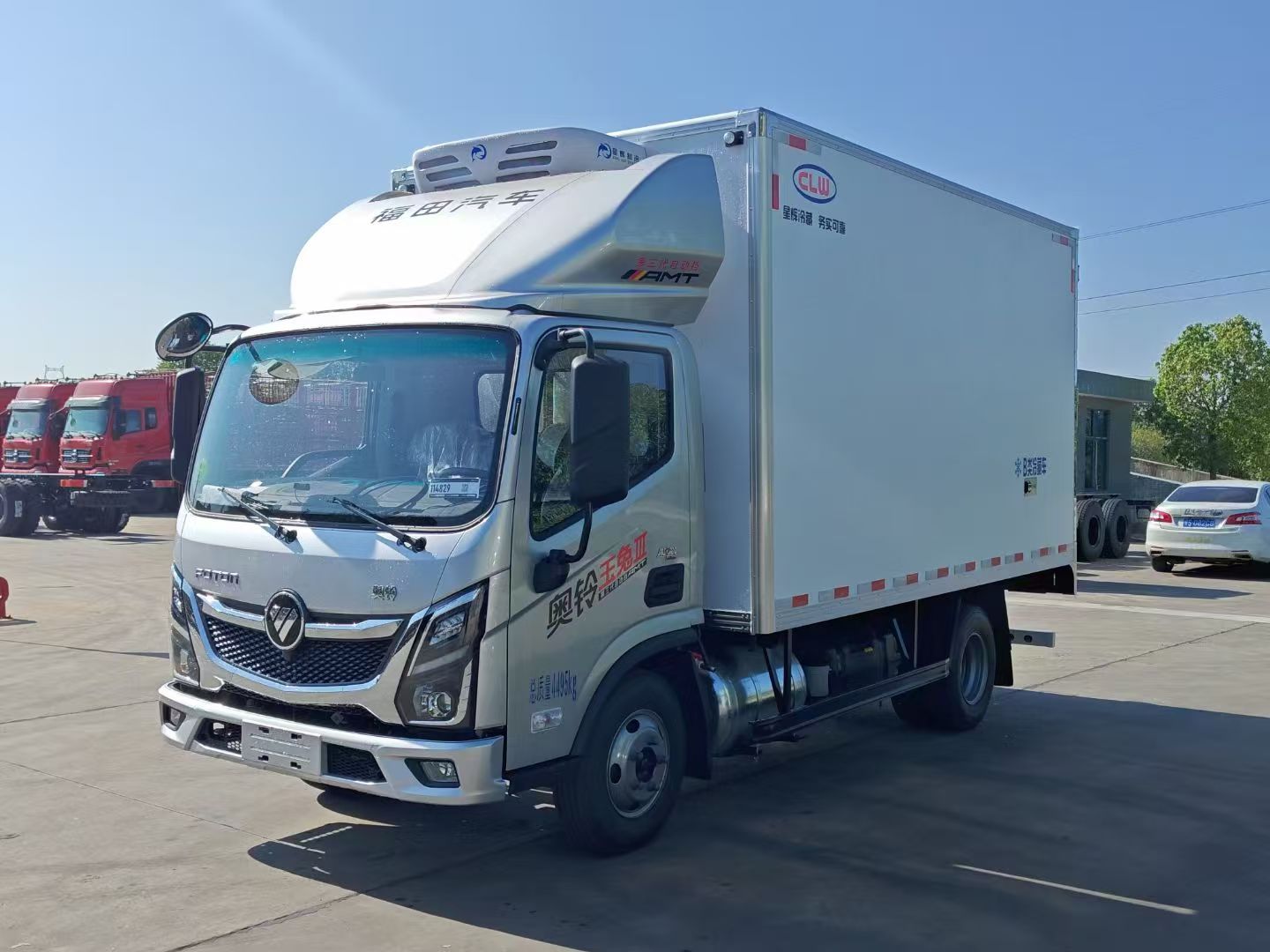 （4.08米）福田玉兔自动挡冷藏车价格